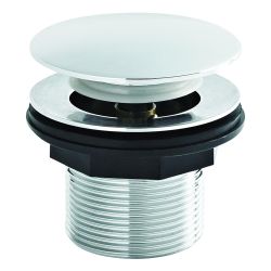 Milano Select - Modern Push Button Bath Waste - Chrome