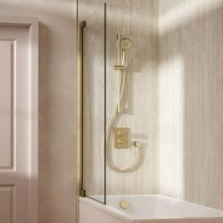Crosswater MPRO - Crossbox Thermostatic Shower Set 6 with Handset & Bath Filler - Choice of Finish and Outlet