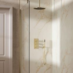 Crosswater MPRO - Design Thermostatic Shower Set 7 with Fixed Head & Handset - Choice of Finish and Outlet