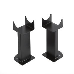 Milano Capri - Matt Black Designer Radiator Floor-Mounting Feet