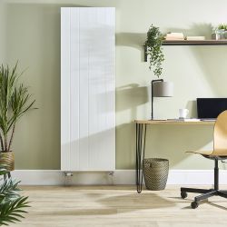 Milano Alora - 1800mm Vertical Flat Panel Type 20 Convector Radiator - Choice of Finish and Size