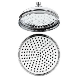 Milano Elizabeth - 300mm Traditional Apron Shower Head - Chrome