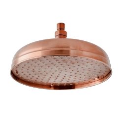 Milano Elizabeth - 300mm Traditional Apron Shower Head - Brushed Copper