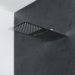Milano Arvo - Modern Stainless Steel Shower Head with Waterblade - Chrome