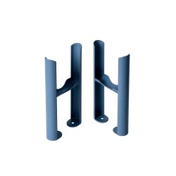 Milano Windsor - Floor-Mounting Feet for Traditional 3 Column Windsor Radiators - Choice of Blue Finishes