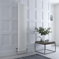 Milano Windsor - Vertical Traditional Column Radiator - 2 Column - White