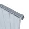 Carisa Monza - Aluminium Horizontal Designer Radiator - Single Panel - 600mm x 470mm - White