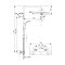 Ideal Standard Ceratherm T25+ - Thermostatic Bar Shower Valve with 2 spray Shower Head and Multi-Function Hand Shower - Choice of Finish