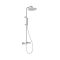 Ideal Standard Ceratherm T25 M - Thermostatic Bar Shower Valve with Round Shower Head and Hand Shower (12 l/min) - Choice of Finish