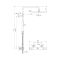 Ideal Standard Ceratherm T25+ - Thermostatic Bar Shower Valve with Round Shower Head and Hand Shower (8 l/min) - Choice of Finish