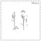 Milano - Robe and Towel Hook for Frameless Shower Enclosures - Chrome
