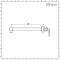 Milano - Modern Round Wall Mounted Shower Arm - Chrome