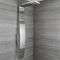 Milano Select - Modern Exposed Thermostatic Shower Tower Panel with Large Shower Head, Hand Shower and Body Jets - Chrome