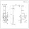 Milano Select - Modern Exposed Thermostatic Shower Tower Panel with Large Shower Head, Hand Shower and Body Jets - Chrome