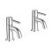 Ideal Standard Ceraline – Bath Pillar Taps - Chrome