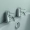 Ideal Standard Ceraline – Bath Pillar Taps - Chrome