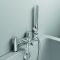 Ideal Standard Ceraline - Deck Mounted Bath Shower Mixer Tap - Chrome