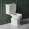 Milano Elizabeth - Traditional Close Coupled Toilet with Cistern and Soft Close Seat in White