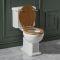 Milano Elizabeth - Traditional Close Coupled Toilet with Cistern and Soft Close Seat - Choice of Seat