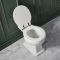 Milano Elizabeth - Traditional High Level Toilet with Cistern and Soft Close Seat in White