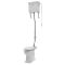 Milano Elizabeth - Traditional High Level Toilet with Cistern and Soft Close Seat in White