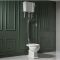 Milano Elizabeth - Traditional High Level Toilet with Cistern and Soft Close Seat - Choice of Seat