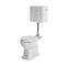 Milano Elizabeth - Traditional Low Level Toilet with Cistern and Soft Close Seat in White