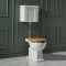 Milano Elizabeth - Traditional Low Level Toilet with Cistern and Soft Close Seat - Choice of Seat