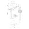 Ideal Standard Cerabase - deck mounted mono Bath Shower Mixer Tap - Chrome