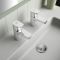 Ideal Standard Ceraplan - Basin Pillar Taps - Chrome