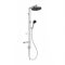 Ideal Standard Ceratwist ALU+ - Riser Rail Kit with with 2 spray Shower Head and Multi-Function Hand Shower - Choice of Finish