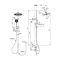 Ideal Standard Ceratwist T25+ - Riser Rail Kit with with 2 spray Shower Head and Multi-Function Hand Shower - Choice of Finish