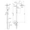 Ideal Standard Ceratwist T25 M - Riser Rail Kit with Round Shower Head and Hand Shower - Choice of Finish