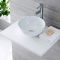 Milano Irwell - White Modern Round Countertop Basin - 320mm x 320mm (No Tap-Holes)