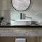 Milano Ealing - White Modern Oval Countertop Basin - 600mm x 380mm (No Tap-Holes)
