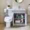 Milano Lurus - 1105mm Modern Vanity and WC Combination Unit with Ballam Toilet - Choice of Finish, Handles and Left / Right Hand Options