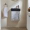 Milano Lurus - 400mm Compact Wall Hung Cloakroom Vanity Unit and Basin - Choice of Finish and Handles