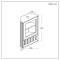 Milano Thornton - Traditional Corner Mirrored Cabinet - 450mm x 650mm - Choice of Finish and Handles