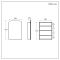 Milano Raya - Modern Mirrored Cabinet - 500mm x 750mm
