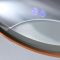 Milano Camila - Brushed Copper Modern Round Anti-Fog LED Mirror - 600mm