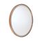 Milano Camila - Brushed Copper Modern Round Anti-Fog LED Mirror - 600mm