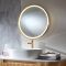 Milano Camila - Brushed Copper Modern Round Anti-Fog LED Mirror - 600mm