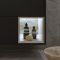 Milano Bexley - 1000mm Wall Hung Open Shelf Vanity Unit - Choice of Elements Basin, Finish and LED Light