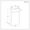 Milano Lurus - Modern Corner WC Unit (Excluding Pan) - Choice of Finish