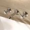 Crosswater Belgravia - Traditional 3 Tap Hole Basin Mixer Tap Wall Mounted - Choice of Finish & Handles