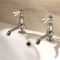 Crosswater Belgravia Long Nose Basin Pillar Taps Chrome - Choice of Handle
