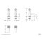 Crosswater Belgravia - Traditional Basin Pillar Taps - Choice of Finish & Handles