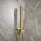 Milano Otto - Round Pencil Hand Shower with Wall Bracket and Integrated Outlet Elbow - Choice of Finish