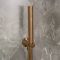 Milano Otto - Round Pencil Hand Shower with Wall Bracket and Integrated Outlet Elbow - Choice of Finish