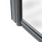 Milano Barq - Black Grid Bath Shower Screen